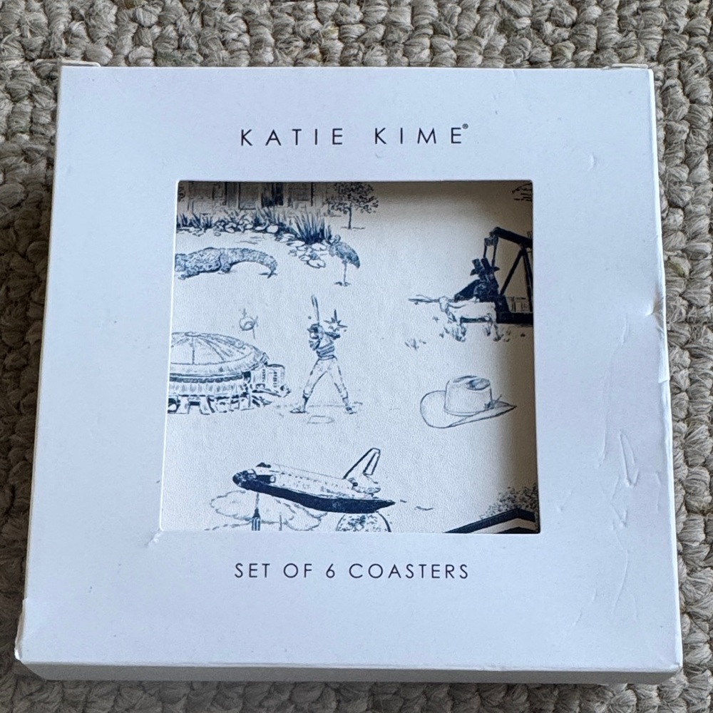 KATIE KIME SET OF 6 COASTERS
